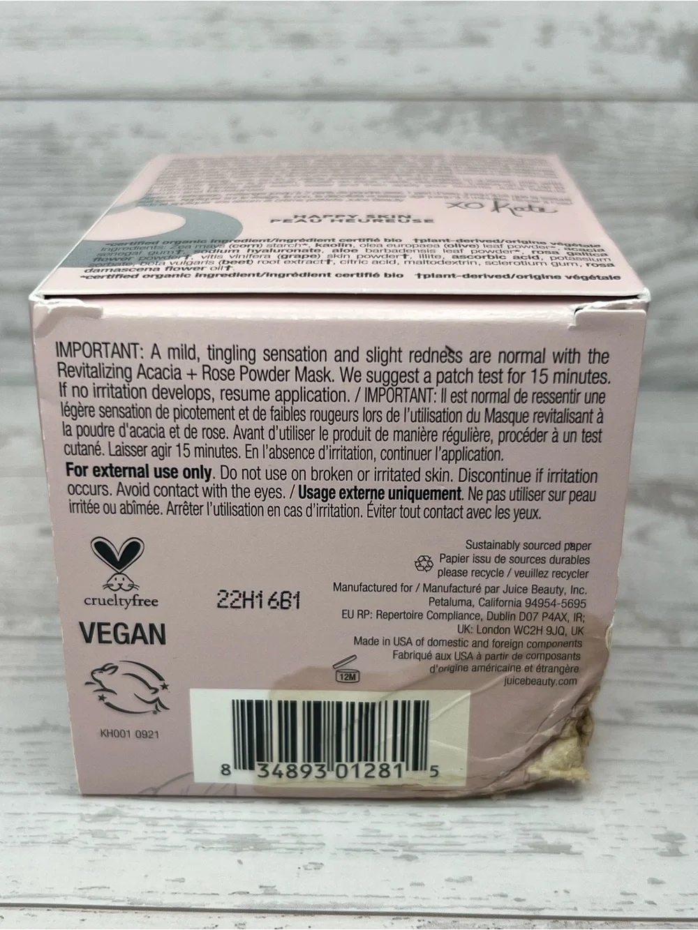 Kate Hudson ❤️ Juice Beauty Revitalizing Acacia + Rose Powder Mask - 1.7 oz